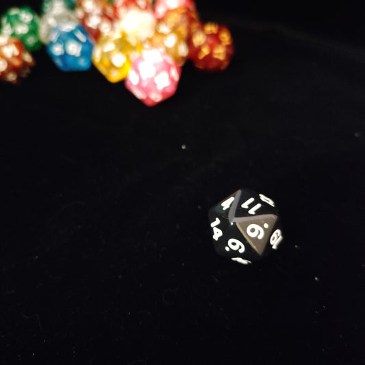 Dice d20 - Black
