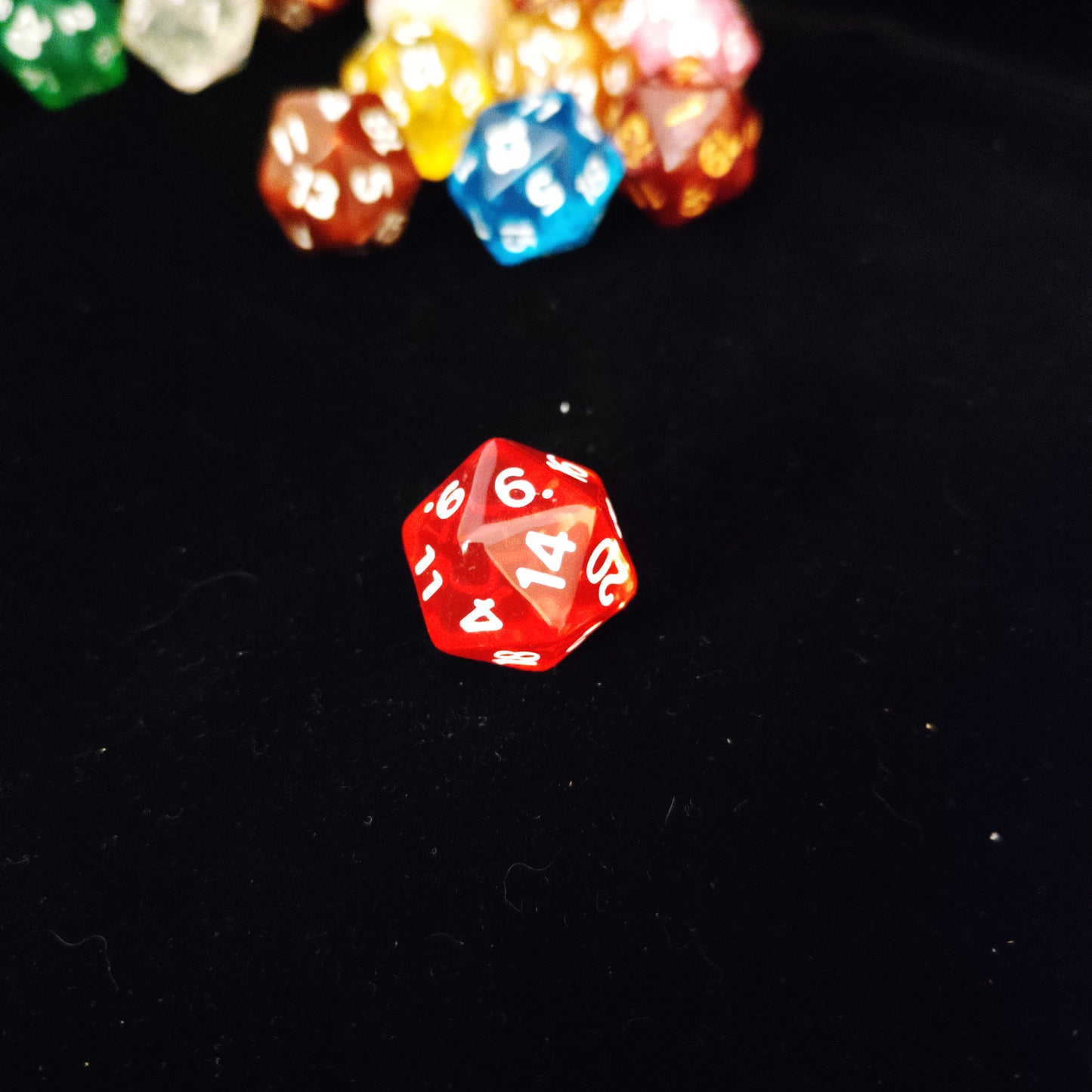 Dice d20 - Red