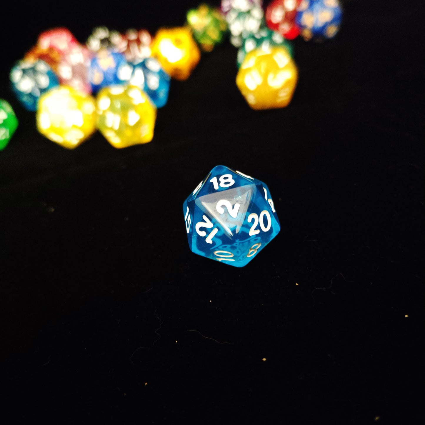 Dice d20 - Blue
