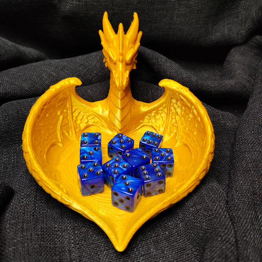 Dice - 6 sided - Blue (10pcs)