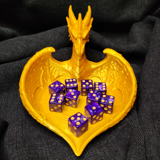 Dice - 6 sided - Purple (10pcs)