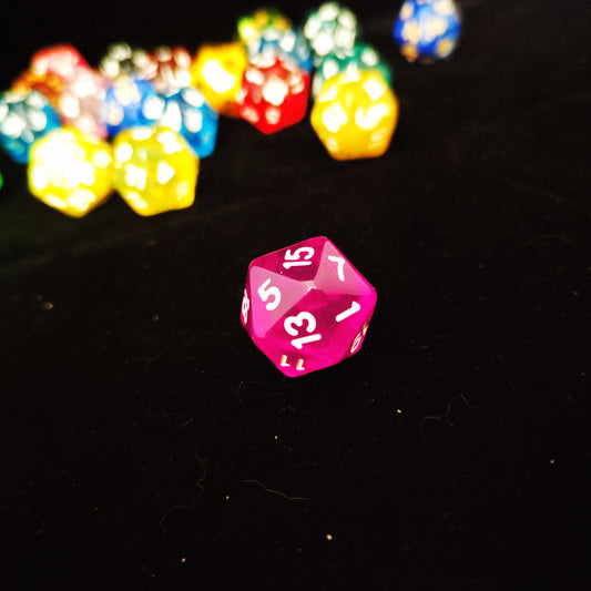 Dice d20 - Purple