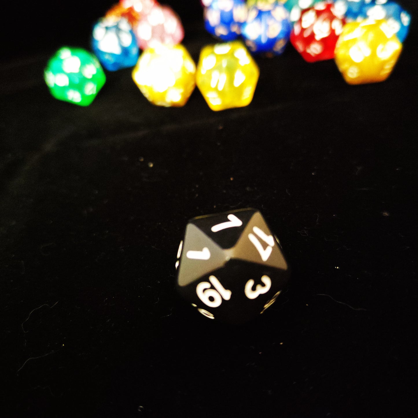 Dice d20 - Black