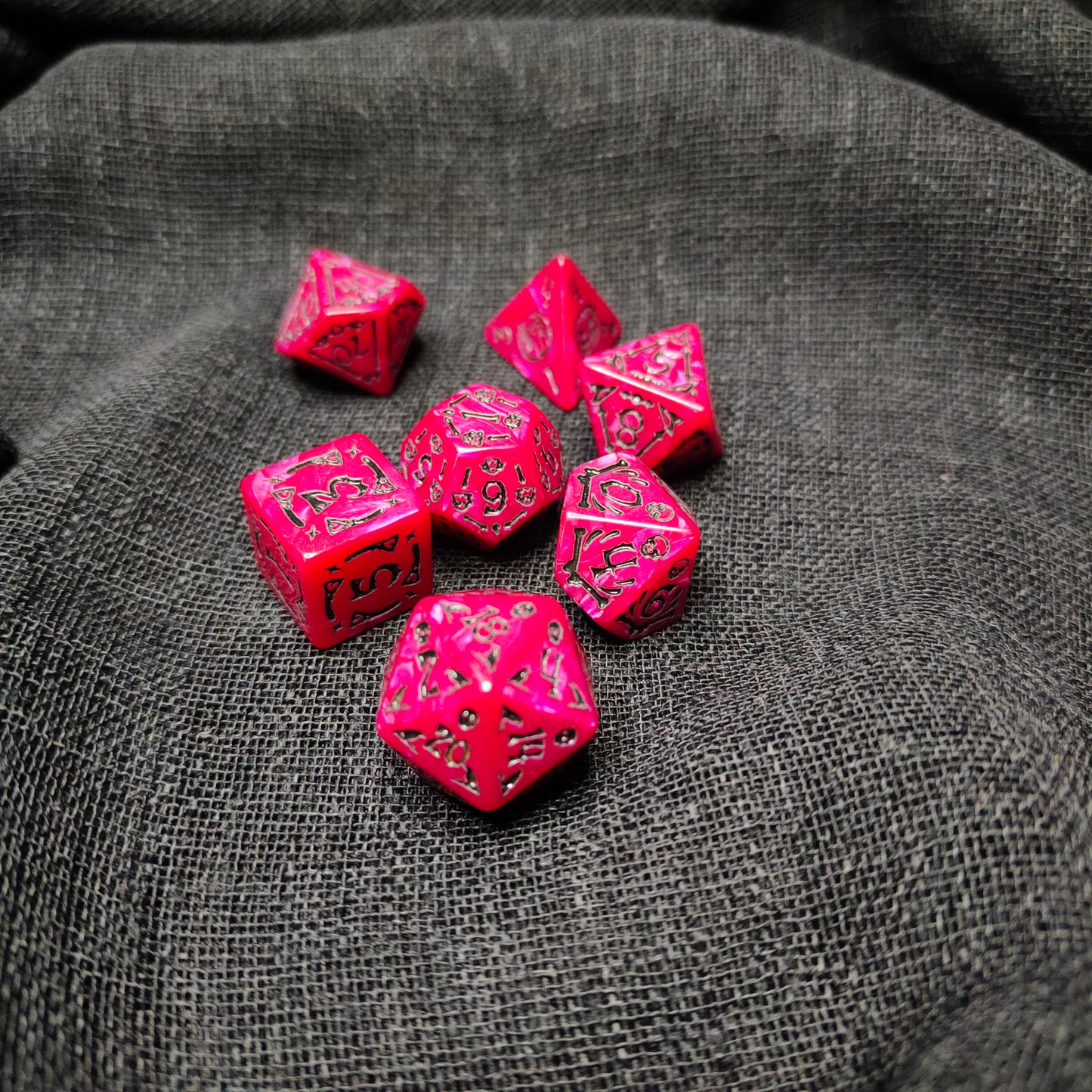 Witching Hour Dice Set - (7pcs) - Multiple color options
