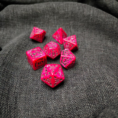 Witching Hour Dice Set - (7pcs) - Multiple color options