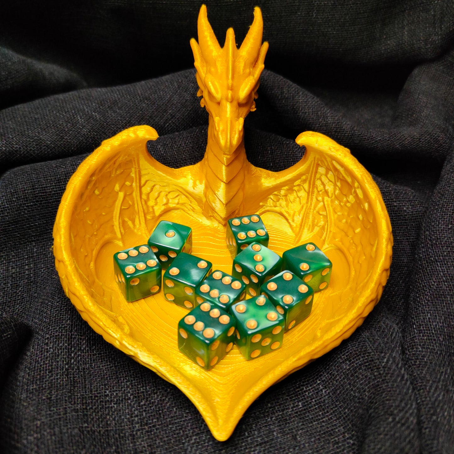 Dice - 6 sided - Green (10pcs)