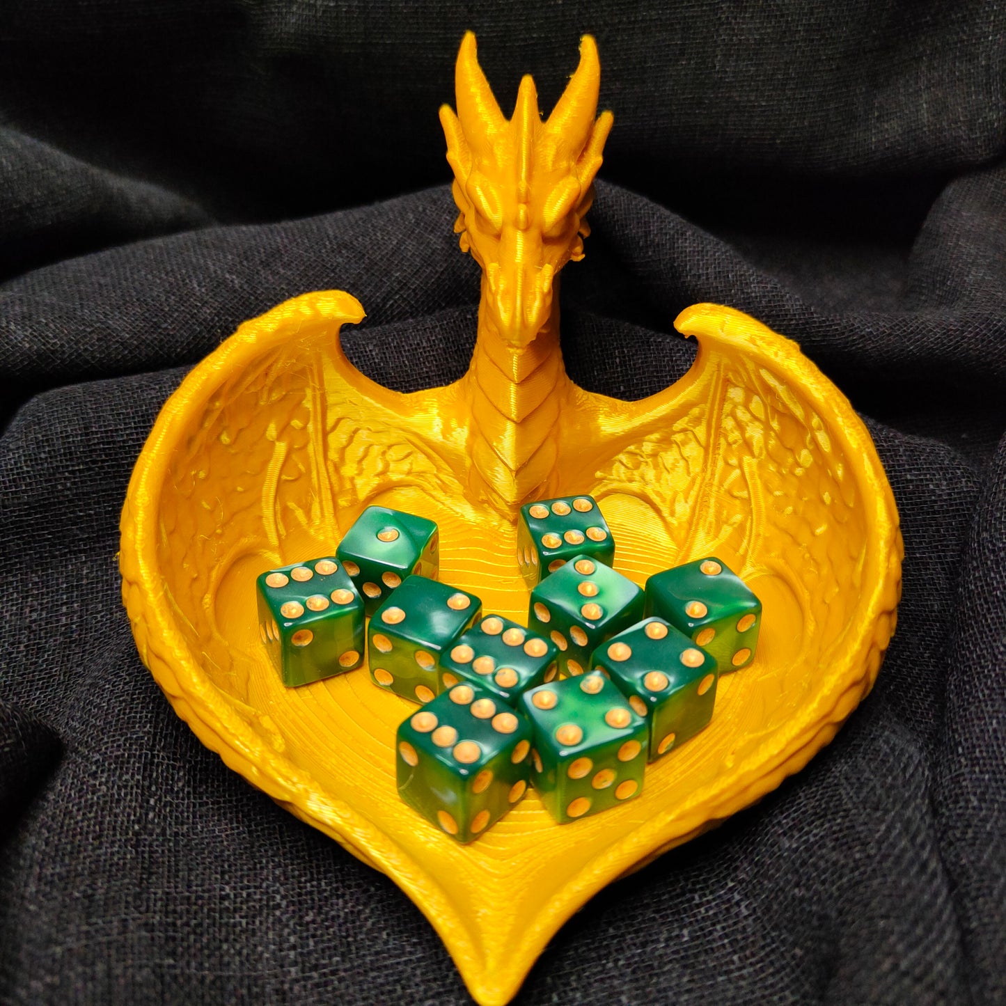 Dice - 6 sided - Green (10pcs)