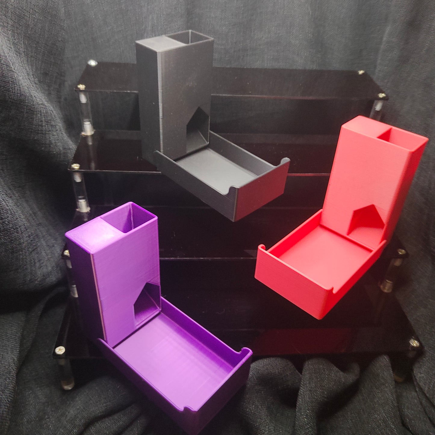Nomad's Cache - Foldable Mini Dice Tower and Storage Box