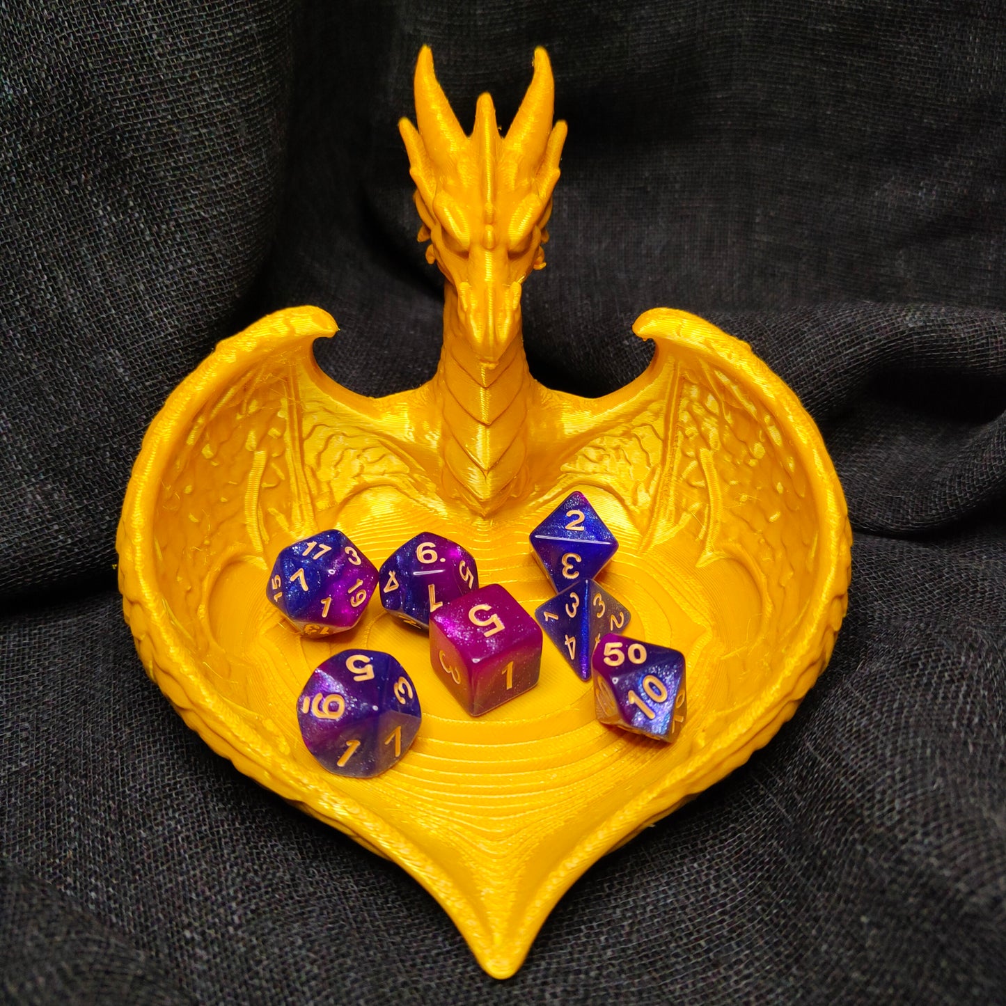 Starfall Veil Dice Set - (7 pcs) - Multiple color options