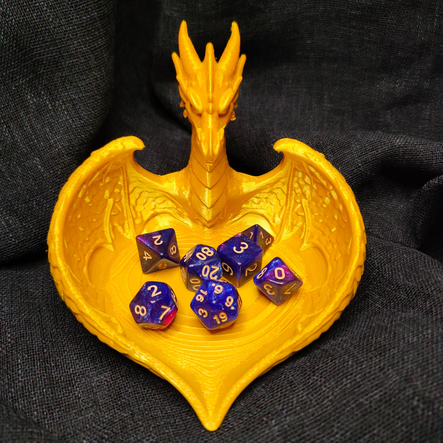 Starfall Veil Dice Set - (7 pcs) - Multiple color options