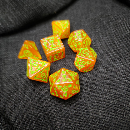Witching Hour Dice Set - (7pcs) - Multiple color options