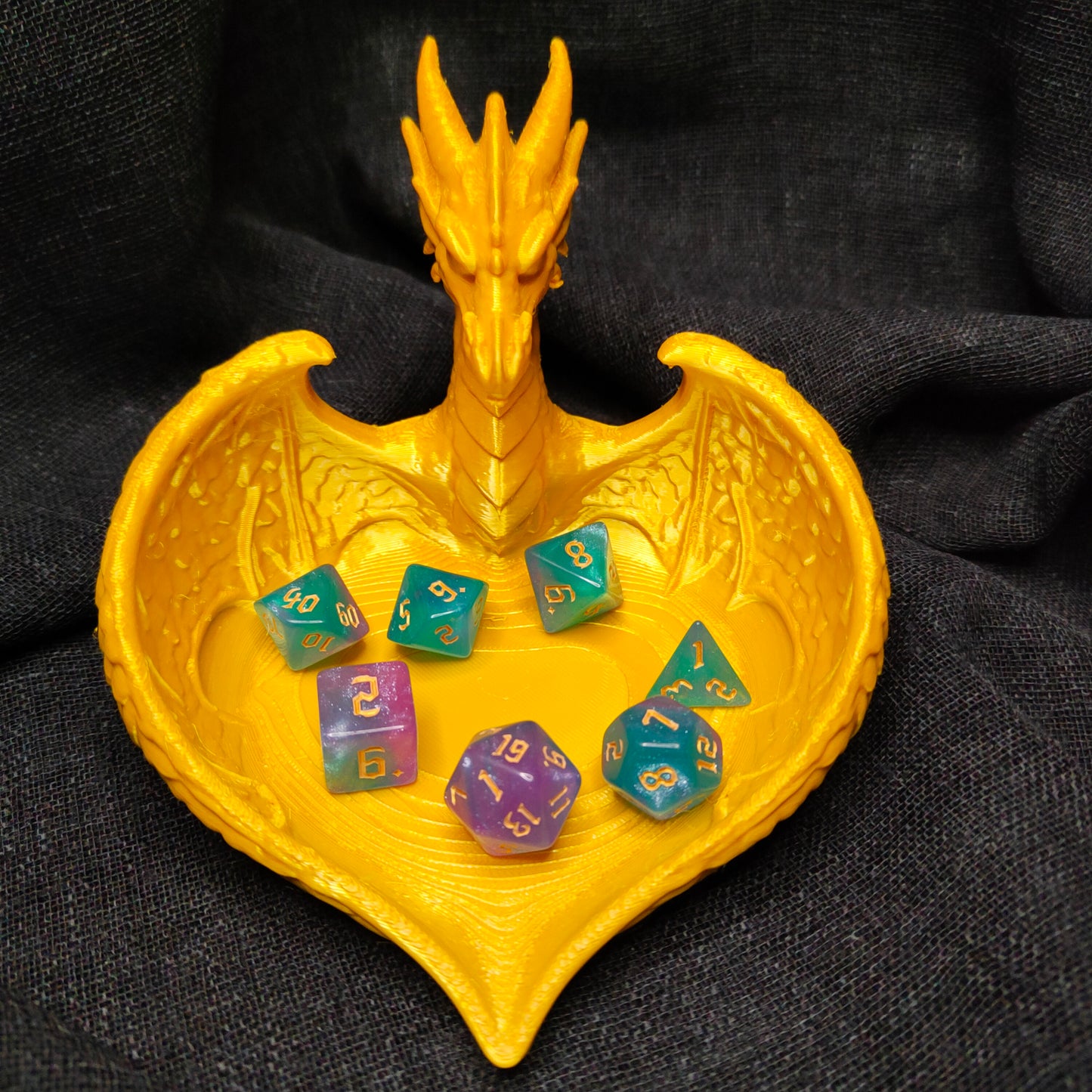 Starfall Veil Dice Set - (7 pcs) - Multiple color options