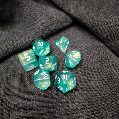 Tidal Echoes Dice Set - (7pcs) - Multiple color options
