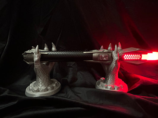 Quantum Saber, black with silver details - Neopixel Edition