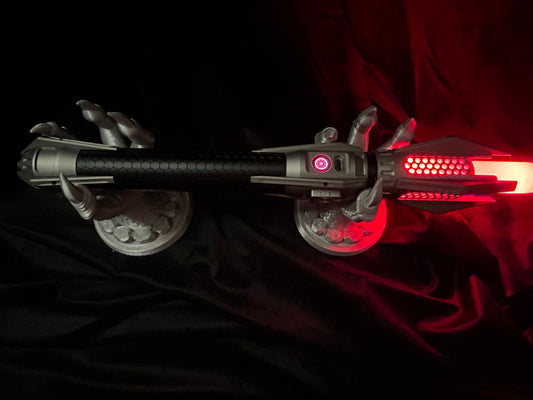 Quantum Saber, black with silver details - Neopixel Edition