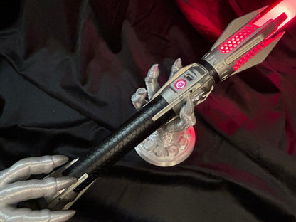 Quantum Saber, black with silver details - Neopixel Edition